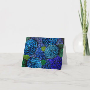 Blue Hydrangea Karte