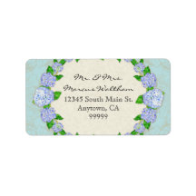 Blue Hydrangea Lace Floral Formal Elegantes Busine