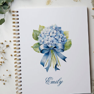 Blue Hydrangea Maid of Honor Planificateur de prop