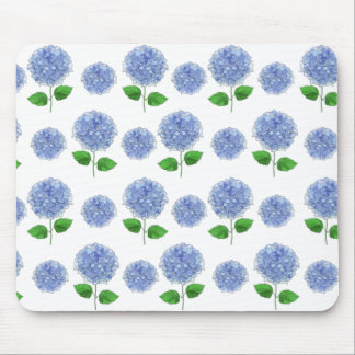 Blue Hydrangea Mouse Pad Mousepad