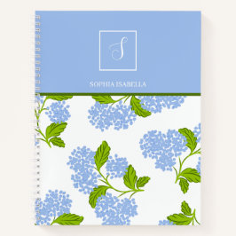 Blue Hydrangea-Notebook Notizbuch