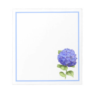 Blue Hydrangea Notizblock