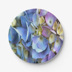 Blue Hydrangea Shrub Artistic Bossom Pappteller