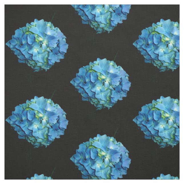 Blue Hydrangea Stoff (Muster)