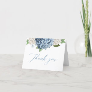 Blue Hydrangea Vielen Dank Karten