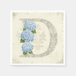 Blue Hydrangea von Natasha Us Serviette