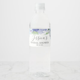 Blue Hydrangea Water Bottle