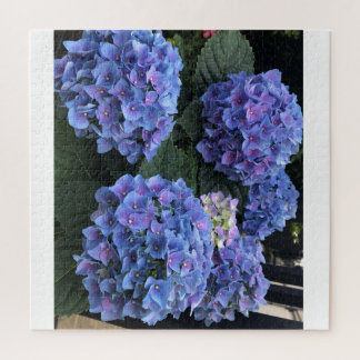 Blue Hydrangea Zigsaw Puzzle