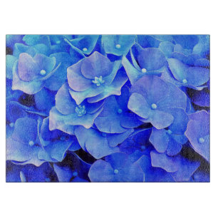 Blue Hydrangeas Cutting Board Schneidebrett
