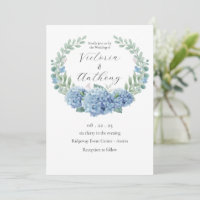 Blue Hydrangeas Floral Elegante Hochzeit