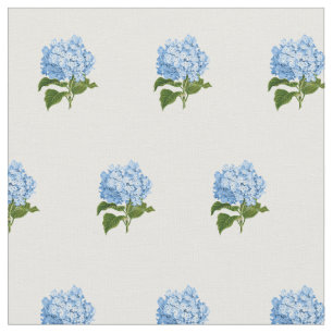 Blue Hydrangeas Stoff