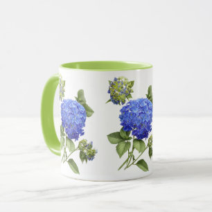 Blue Hydrangeas Tasse