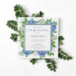 Blue Hydrangeas Watercolor 50th Birthday Party Einladung<br><div class="desc">Blue Hydrangeas Watercolor 50th Birthday Party Invitation is a beautiful watercolor with blue hydrangeas and greenery. You can personalize by selecting "Personalize this template" or if you want to customize this design even further,  please select "Edit using Design tool". If you need matching items,  please contact me.</div>