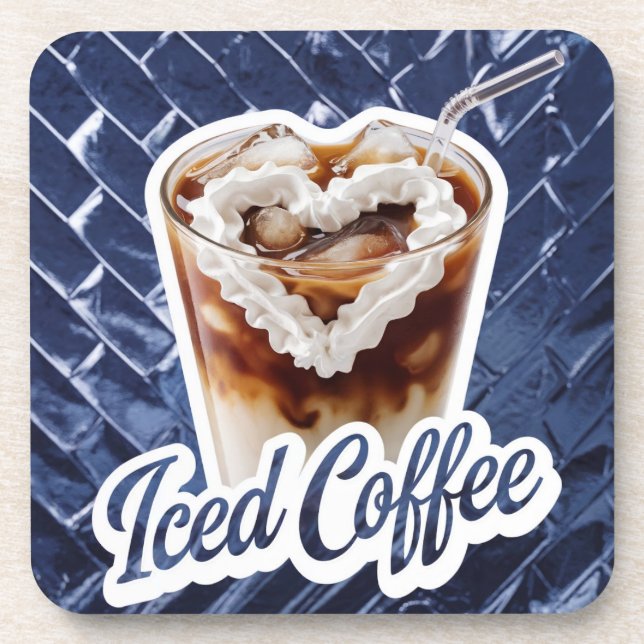 Blue Ice Coffee Untersetzer Set (Vorderseite)