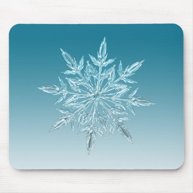Blue Ice Crystal Mousepad (Vorne)