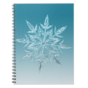 Blue Ice Crystal Notizblock