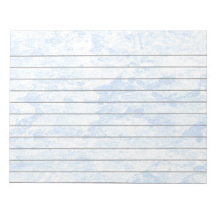 Blue Ice Lined Notepad Notizblock