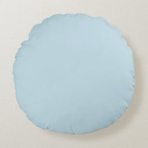 Blue Ice Solid Rundes Kissen