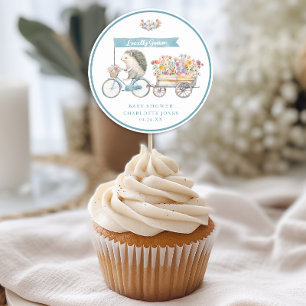 Blue Igel Baby Shower Fevor Sticker - Vor Ort
