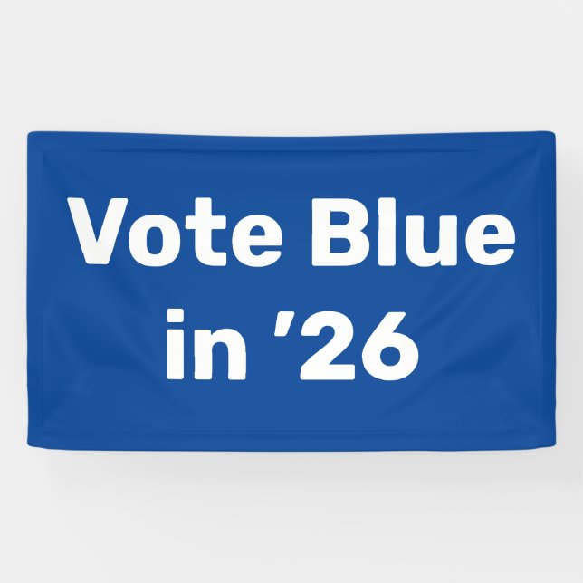 Blue im Jahr 2026 Banner (Horizontal)