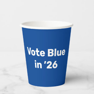 Blue im Jahr 2026 Pappbecher