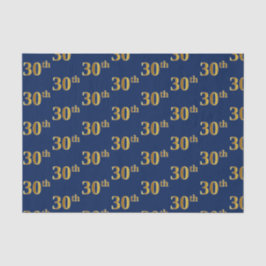 Blue, Imitate Gold 30. (30.) Event Seidenpapier