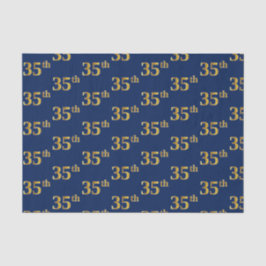 Blue, Imitate Gold 35. (35.) Event Seidenpapier