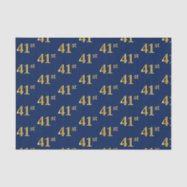 Blue, Imitate Gold 41. (41.) Event Seidenpapier