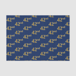 Blue, Imitate Gold 42. (42.) Event Seidenpapier