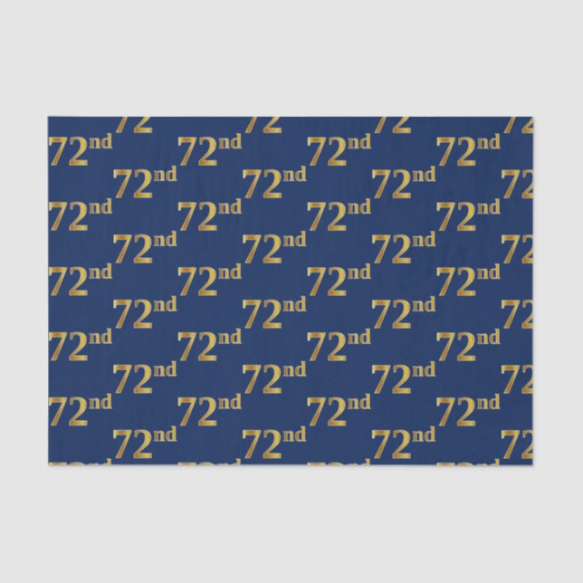 Blue, Imitate Gold 72. (72. Seidenpapier (Vorderseite)