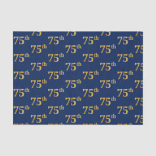Blue, Imitate Gold 75. (75.-5.) Veranstaltung Seidenpapier