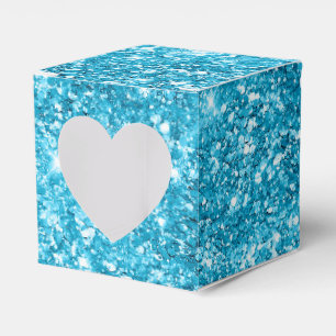 Blue Imitats Glitzer glänzend glänzend sequenziell Geschenkschachtel