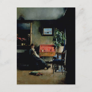 Blue Interior, 1883 Postkarte
