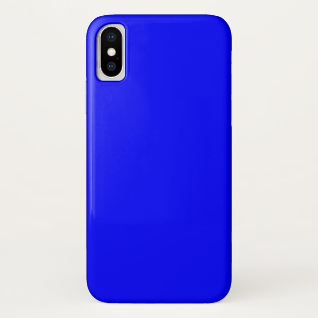Blue iPhone X Case (Rückseite)
