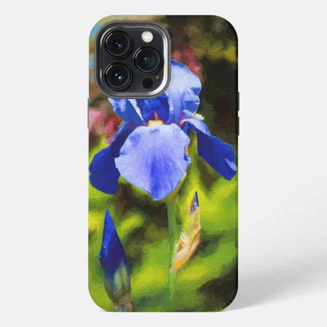 Blue Iris Case-Mate iPhone Case 13 Pro Max Hülle (Rückseite)