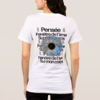 Blue Iris Eye – Fenster der Seele Grafik T-Shirt