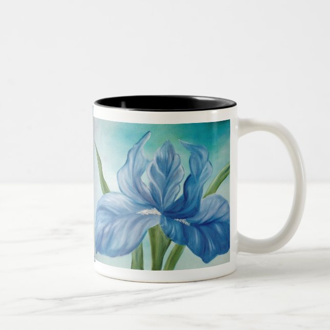Blue Iris Tasse (Rechts)