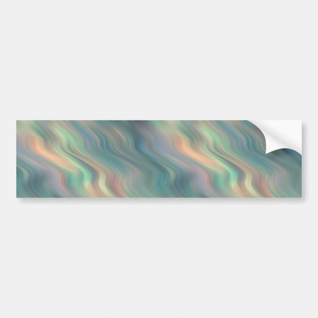Blue Iris Wavy Texture Autoaufkleber (Vorne)