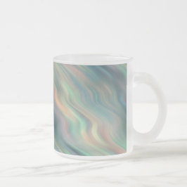 Blue Iris Wavy Texture Mattglastasse