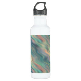 Blue Iris Wavy Texture Trinkflasche