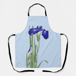Blue Irises von Ohara Koson Schürze