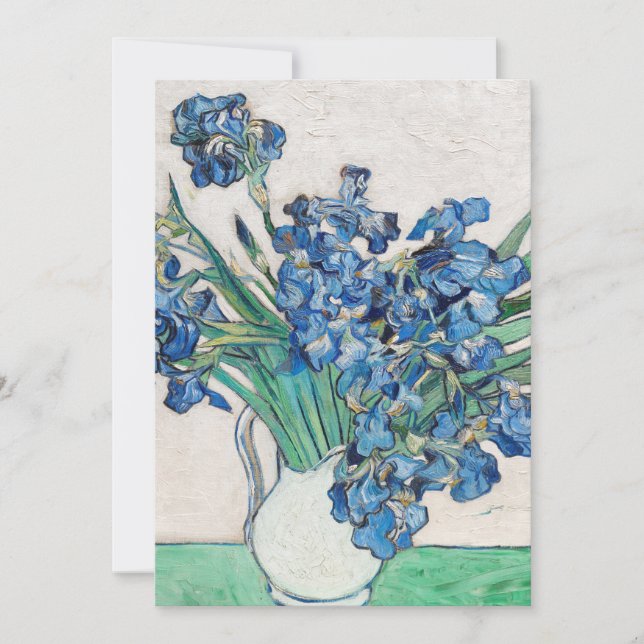 Blue Irises von Vincent Van Gogh Fine Art (Vorderseite)