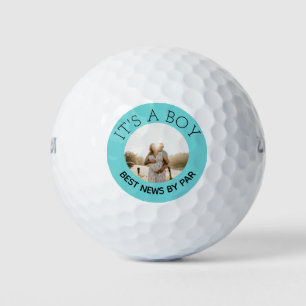 Blue It a Boy Gender enthüllt Foto Golf Balls Golfball