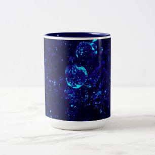 Blue Jacuzzi Bubbles 2 Töne Kaffee Tasse