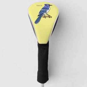 Blue Jay bird Cartoon Golf Headcover