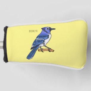 Blue Jay bird Cartoon Golf Headcover