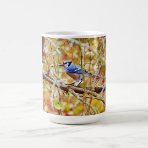 Blue Jay Bird Nature Art Mug Cup