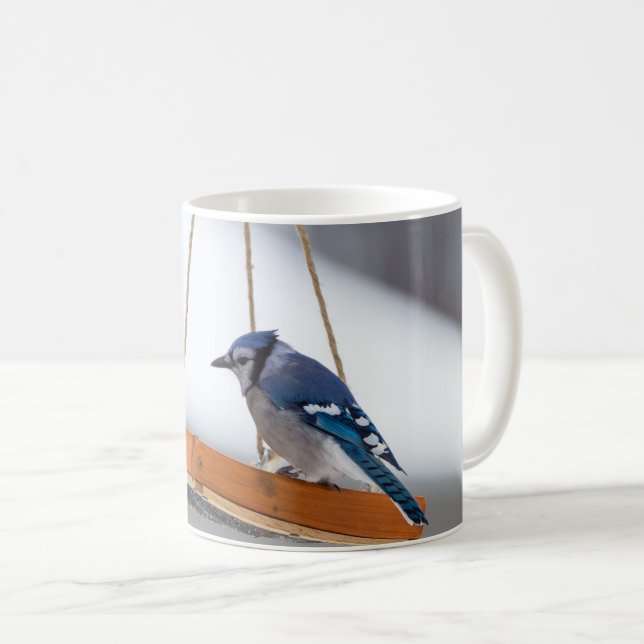 Blue Jay Lunch Kaffee Tasse (VorderseiteRechts)
