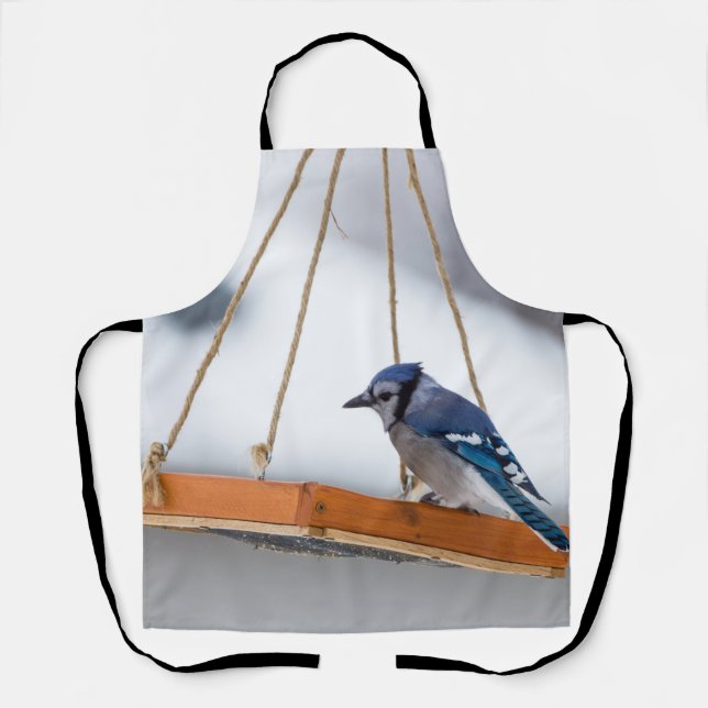 Blue Jay Lunch Schürze (Vorderseite)