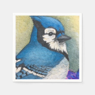 Blue Jay Paper Napkins Bird Art Bluejay Serviette